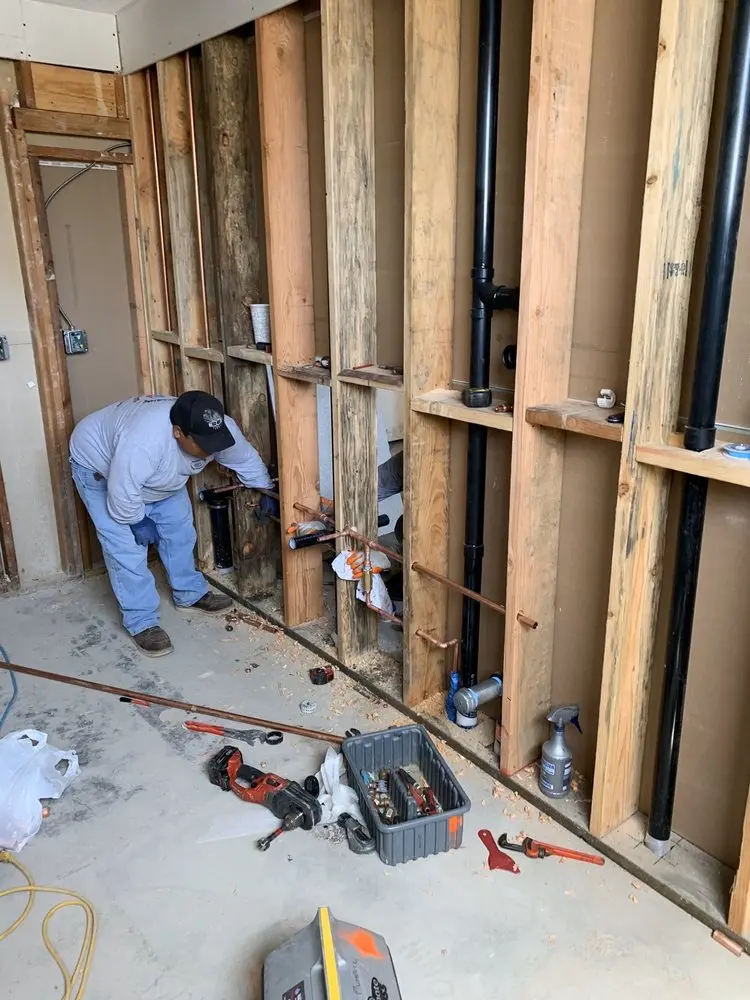 Commercial rough-in plumbing for Commercial Plumbing in Seven Lakes West